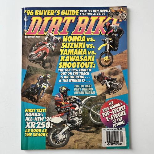 Dirt bike magazine - bike, 1995