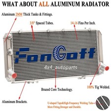 2 Row Aluminum Radiator Fit