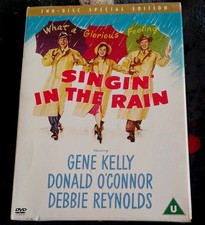 Singin' In The Rain DVD Gene Kelly Debbie Reynolds Classic 1952 Free Post 2 Disc