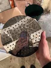 Overhead shower head silver