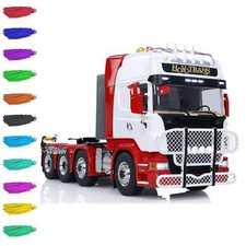 LESU Metal 8x8 Chassis 1/14 RC Tractor Truck Model Light Sound Equipment Rack