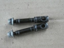 TAMIYA KING CAB MONSTER PAIR FRONT AXLES WITH WHEEL NUTS x2 1/10 SCALE VINTAGE