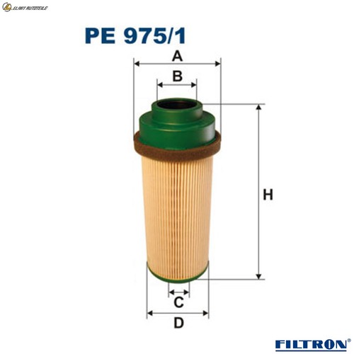 Fuel filter 975 for bova - 975/1,