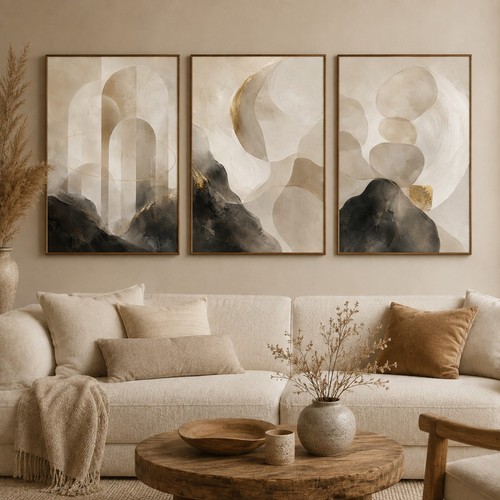 Set abstract art - set, of