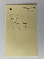 Patrick Anson - 5th Earl of Lichfield - Photographer - Original HS Autograph