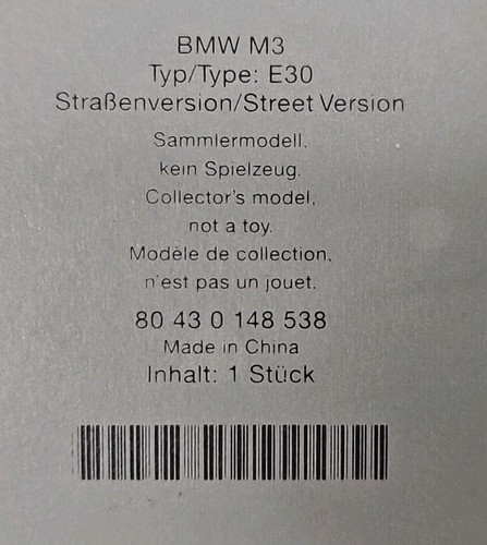 Sammler model bmw - model,, m3,