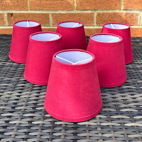 Set red fabric clip - of,