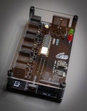 MINDBURNER MIDI 5 way MIDI Thru splitter - ANY POLARITY ideal for 9v Guitar PSU