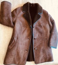 VINTAGE SHEEPSKIN COAT UK Size 14 Women`s beautifully warm by Owen Barry UK