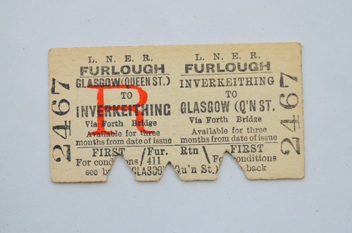 Railway ticket lner glasgow - lner,