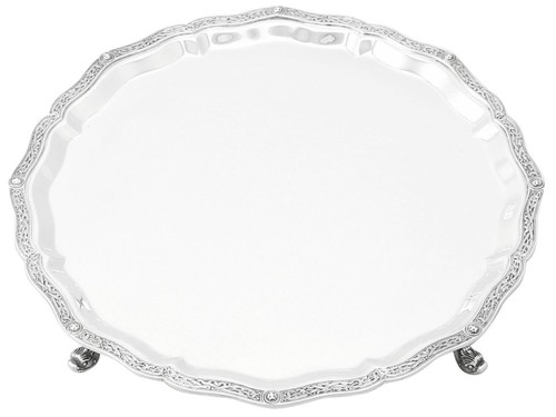 Sterling silver salver - sterling,
