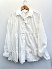 Topshop Tiered Poplin Shirt