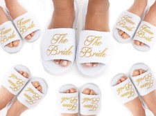 Bridal Party Slippers Spa