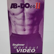 Thane Fitness AB-Doer II VHS Tape Beginner Exercise Workout Video Tape