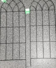 2 Metal Trellis Black Tall