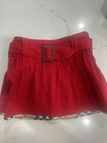 Red burberry corduroy - red,