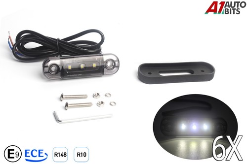 Pcs white led - led, front