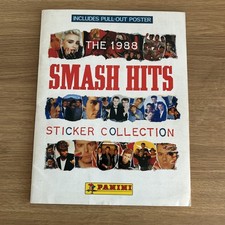 Panini Smash Hits Collection 1988 Sticker Album 100% CompleteNo Poster.Excellent