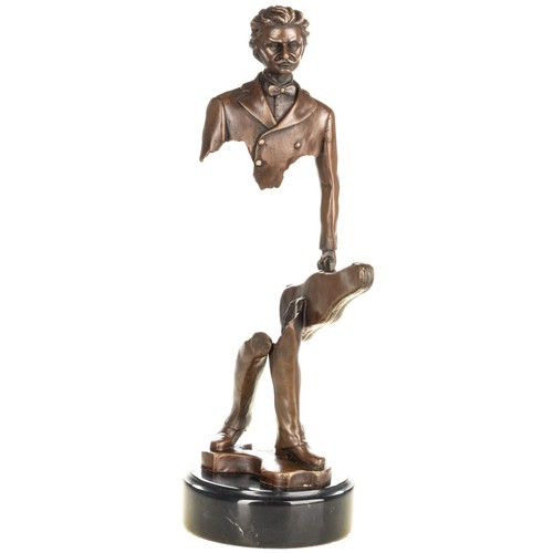 Bronze sculpture musician with