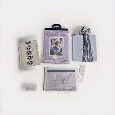 DMC The Flower Fairies Counted Cross Stitch Kit Lavender Fairy 12.5 cm x 17.5 cm