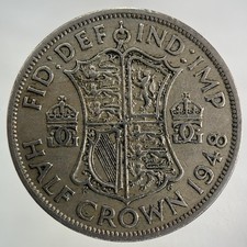 1948 George VI Half-Crown Coin