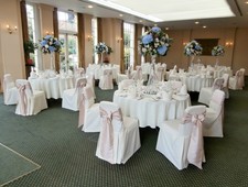 20 Ivory Linen Chair Covers for Weddings & Parties