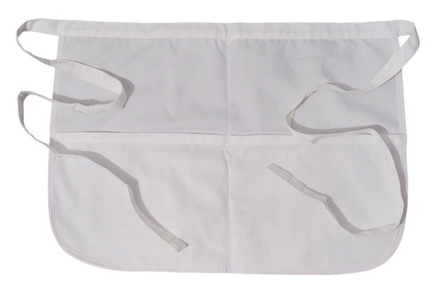Catering white half apron - catering, two