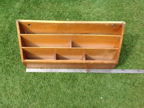 Vintage wooden letter - wooden, rack