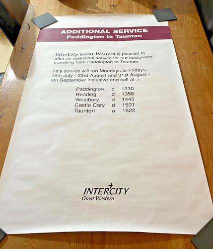 Original used railway poster