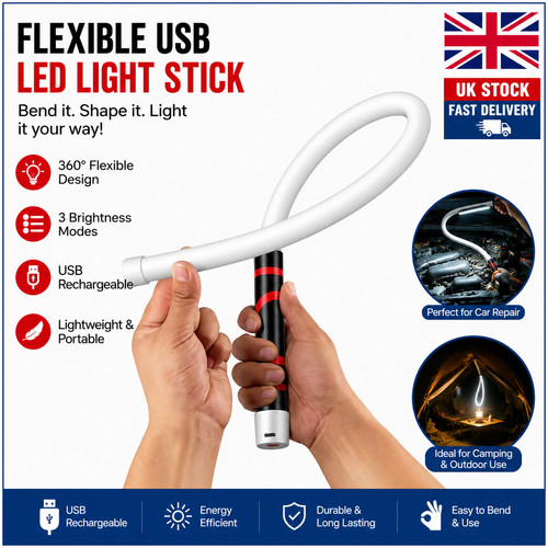 Flexible led flashlight stick - flexible,