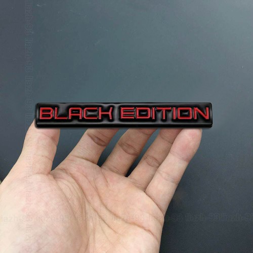 Black edition emblem - 3d,