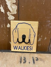 Wooden Sign Plaque Dogs Leash Lead Walkies Hook Hanger Dog Gift Hand Made