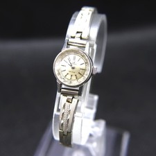 Omega Deville Watch Ladies 17mm Vintage Manual Round Silver Swiss Made