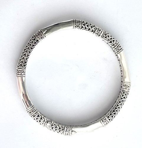 Designer silver bangle - designer,