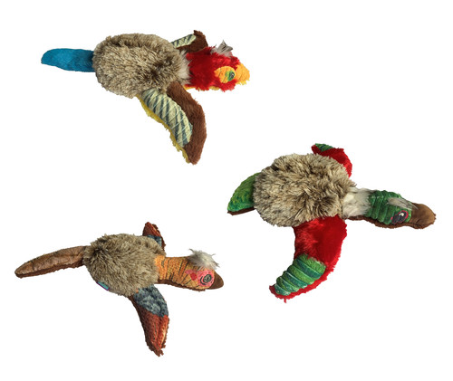Pheasant plush soft dog toy - pheasant,