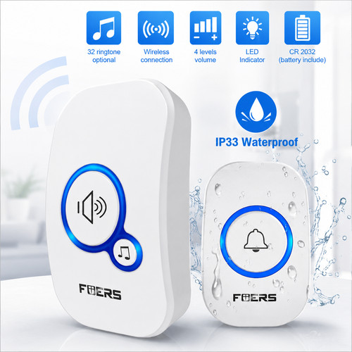Wireless doorbell waterproof - doorbell,