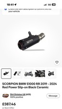 SCORPION BMW S1000 RR 2019 -