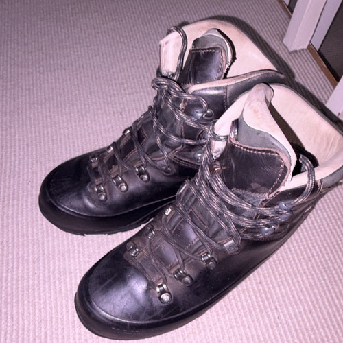 Raichle leather hiking boots - leather,