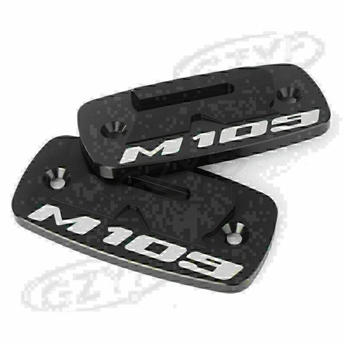 Black brake reservoir caps - 2x,