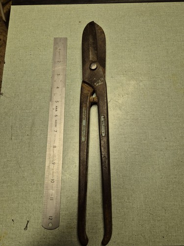 Vintage gilbow tin snips - tin,