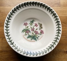 Portmeirion Botanic Garden Cereal Bowl Geranium Herb Robert