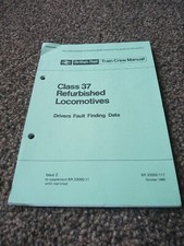 Railway Technical Manual:BR Class 37 Refurbished Locomotives Train Crew Manual