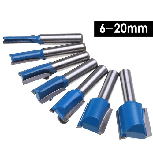 8mm shank straight - straight, wood