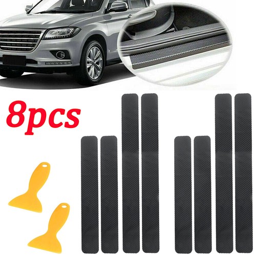 Car scuff plate black carbon - scuff,