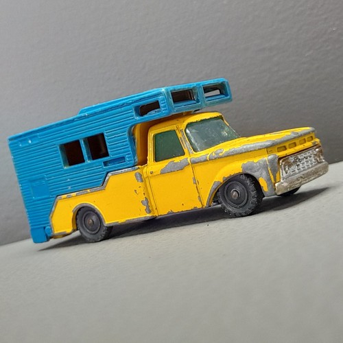Vintage camper pickup toy ford - pickup,