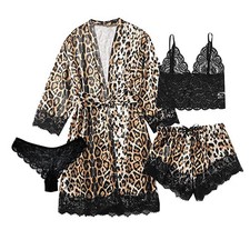4-Piece Plus Size Satin