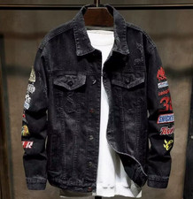 Men's Jeans Jacket Retro