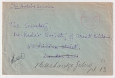 WW2 RAF Censored ON ACTIVE