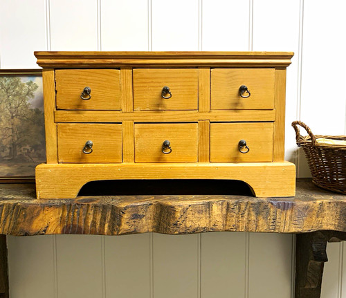 Wooden chest drawers 6 - chest, of