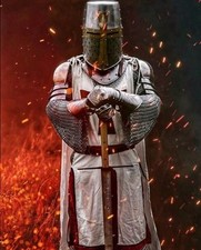 Medieval Black Templar Knight Full Body Set Armour Cosplay Halloween Suit Armor